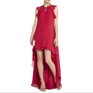 SALE! NWT BCBGMAXAZRIA Fais Silk High-Low Dress